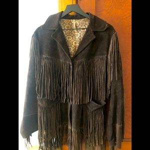 Suede Fringe Jacket